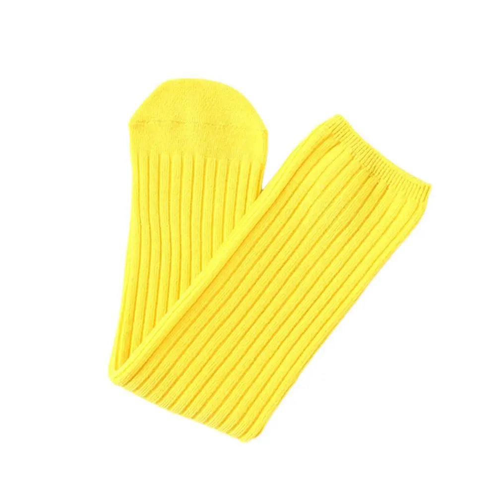 Children's High Knee Socks Kids Baby Cute Candy Color Cotton Stockings Long Leg Warmers Socks for Girl 3-12Y Children Clothes