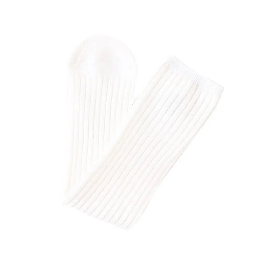 Children's High Knee Socks Kids Baby Cute Candy Color Cotton Stockings Long Leg Warmers Socks for Girl 3-12Y Children Clothes