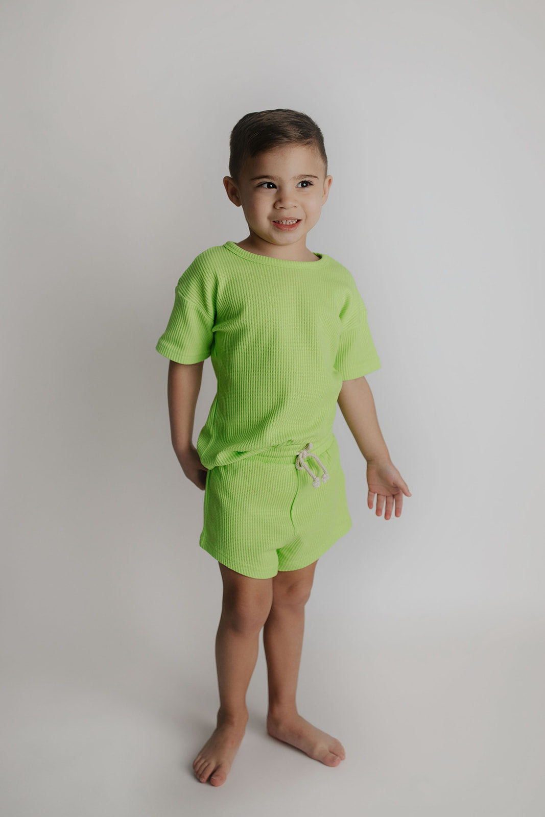 Lime Green Waffle Set