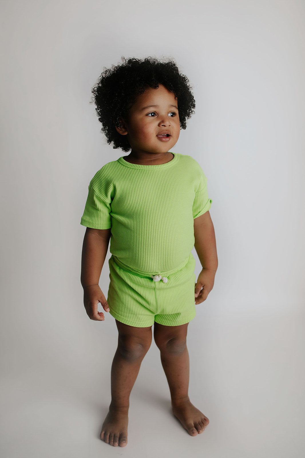 Lime Green Waffle Set