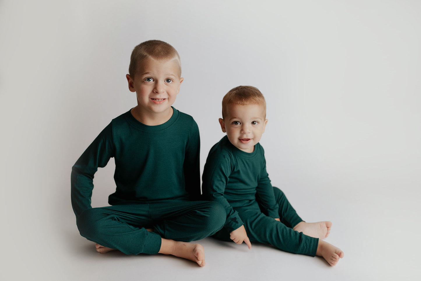 Ribbed Forest Green Jammies