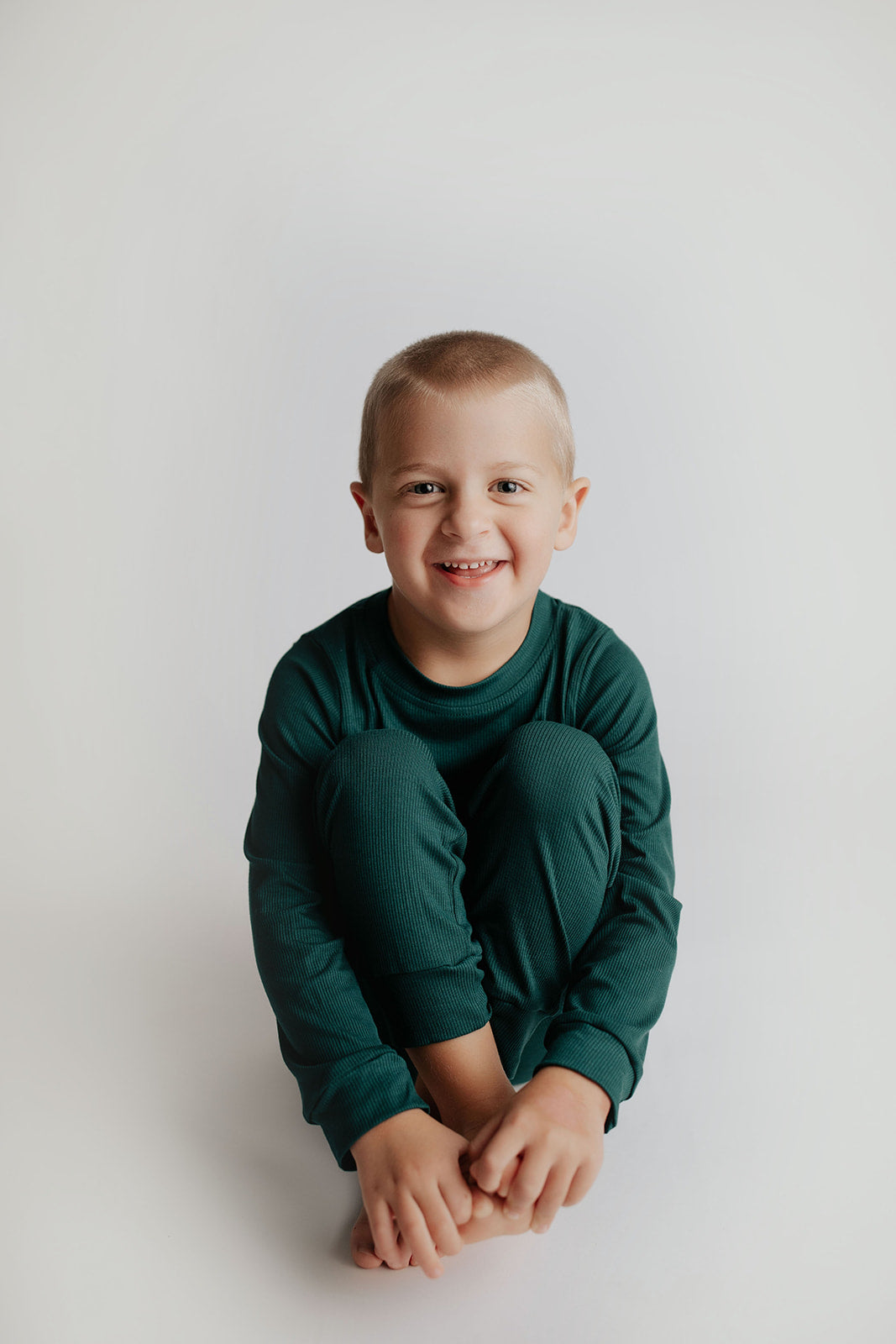 Ribbed Forest Green Jammies