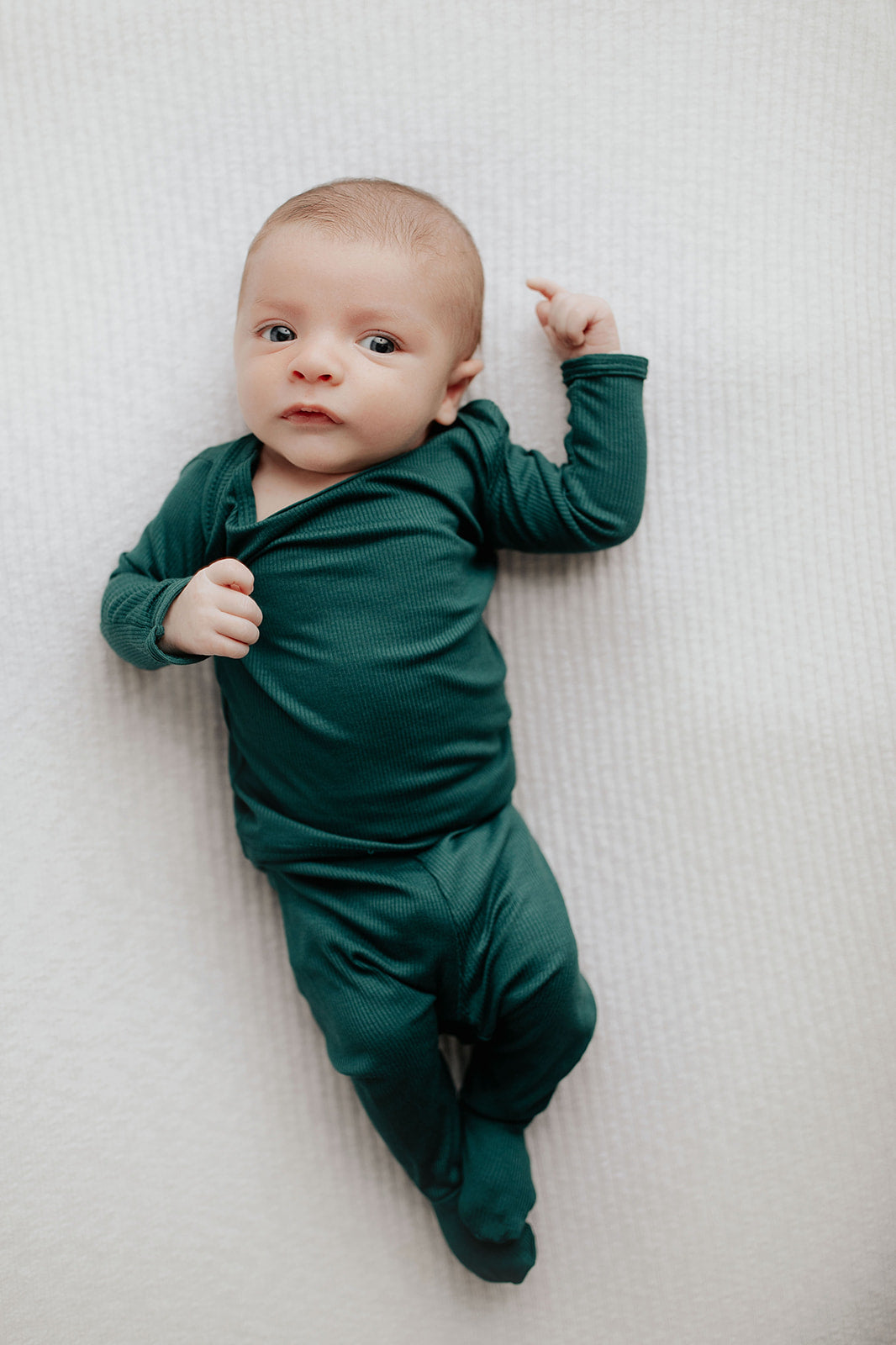 Ribbed Forest Green Jammies