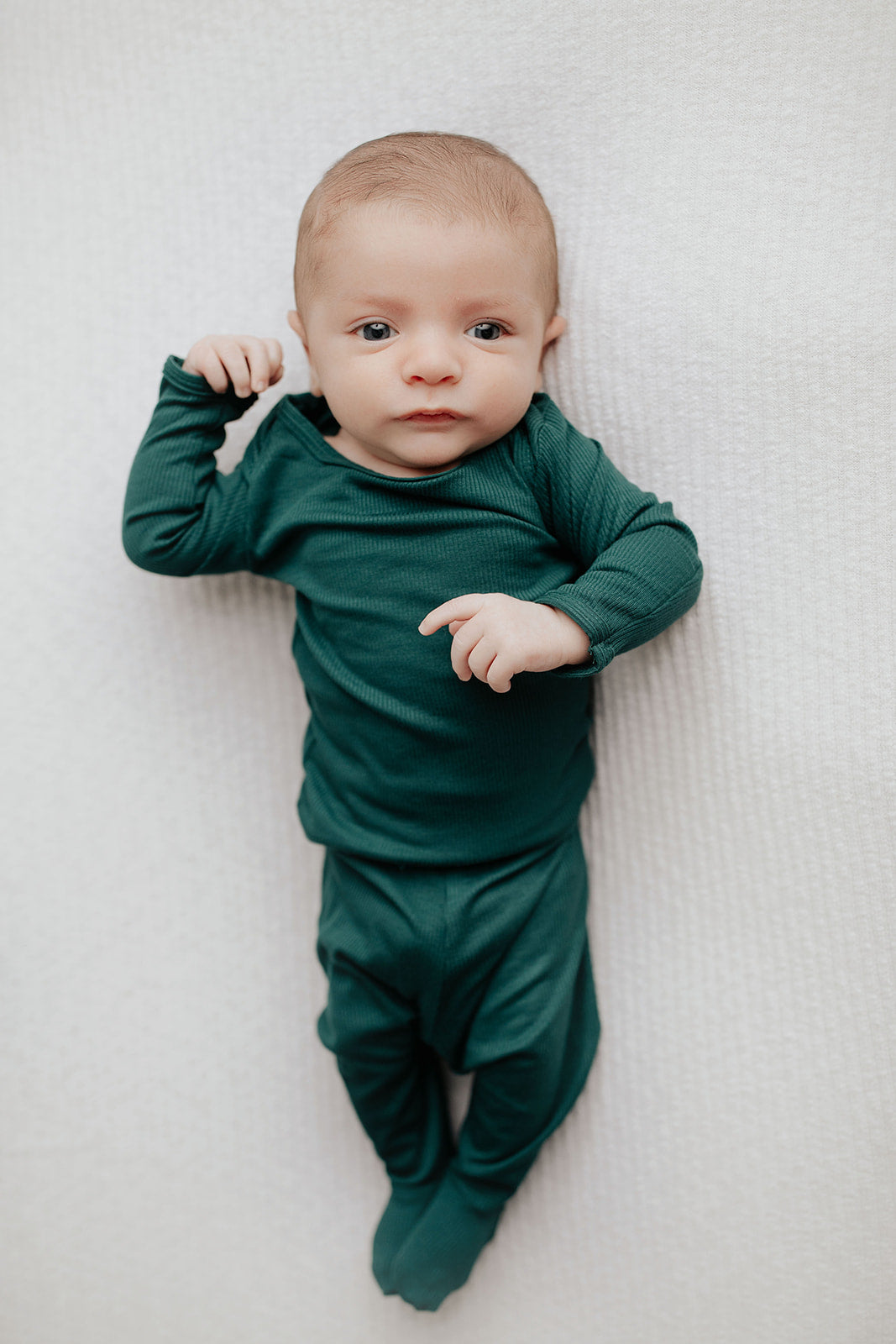 Ribbed Forest Green Jammies