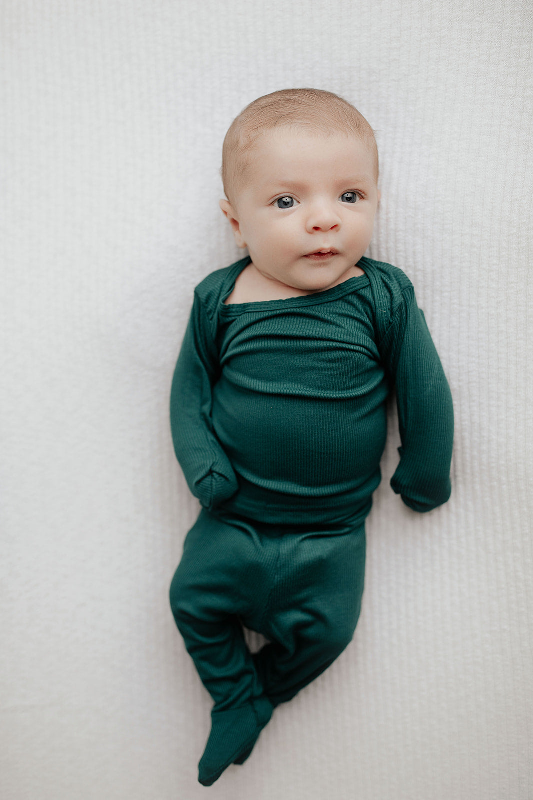 Ribbed Forest Green Jammies