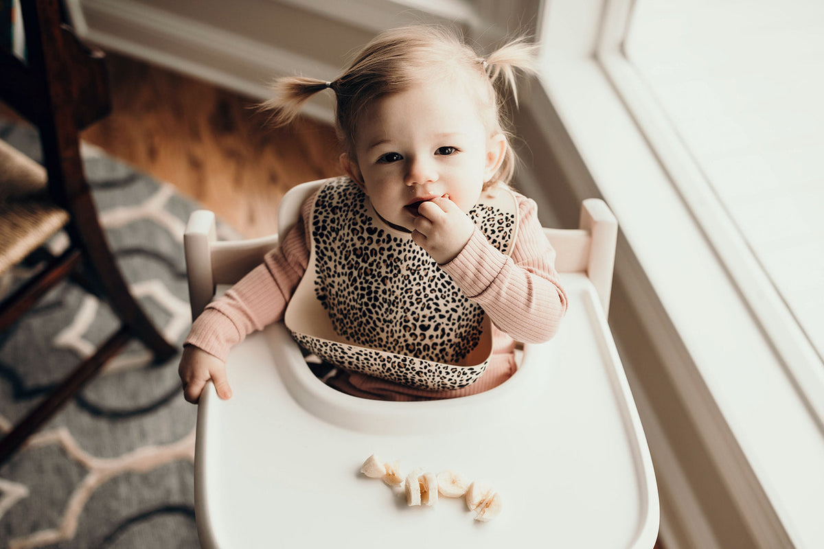 Leopard Silicone Baby Bib