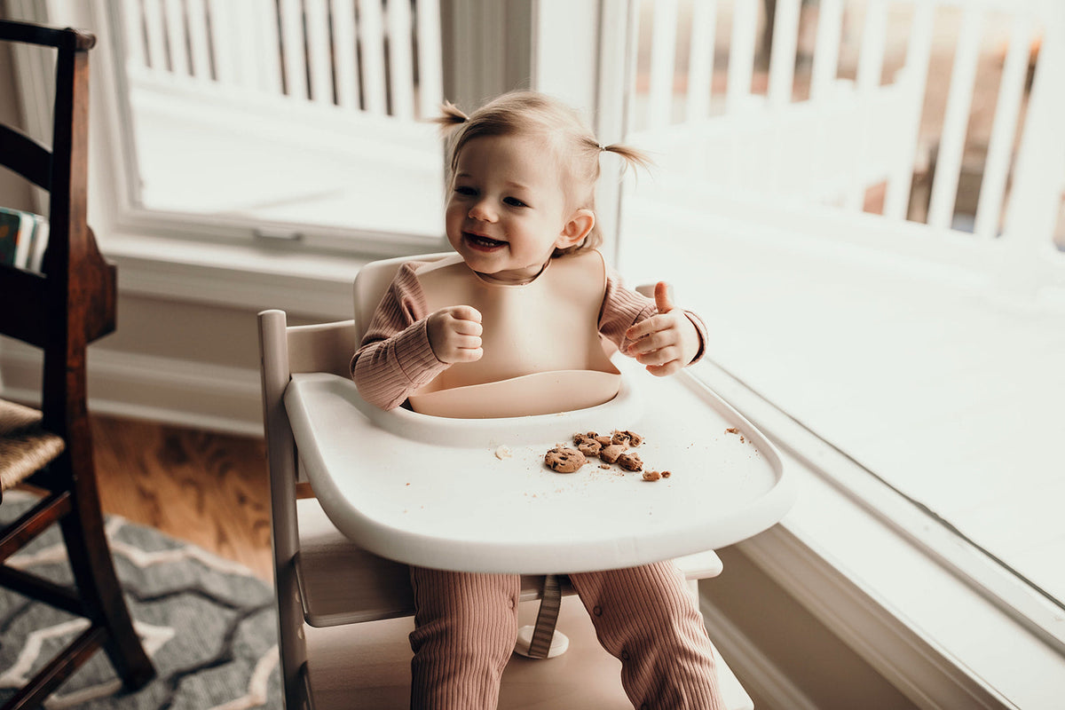 Sugar Cookie Silicone Bib with Crumb Catcher