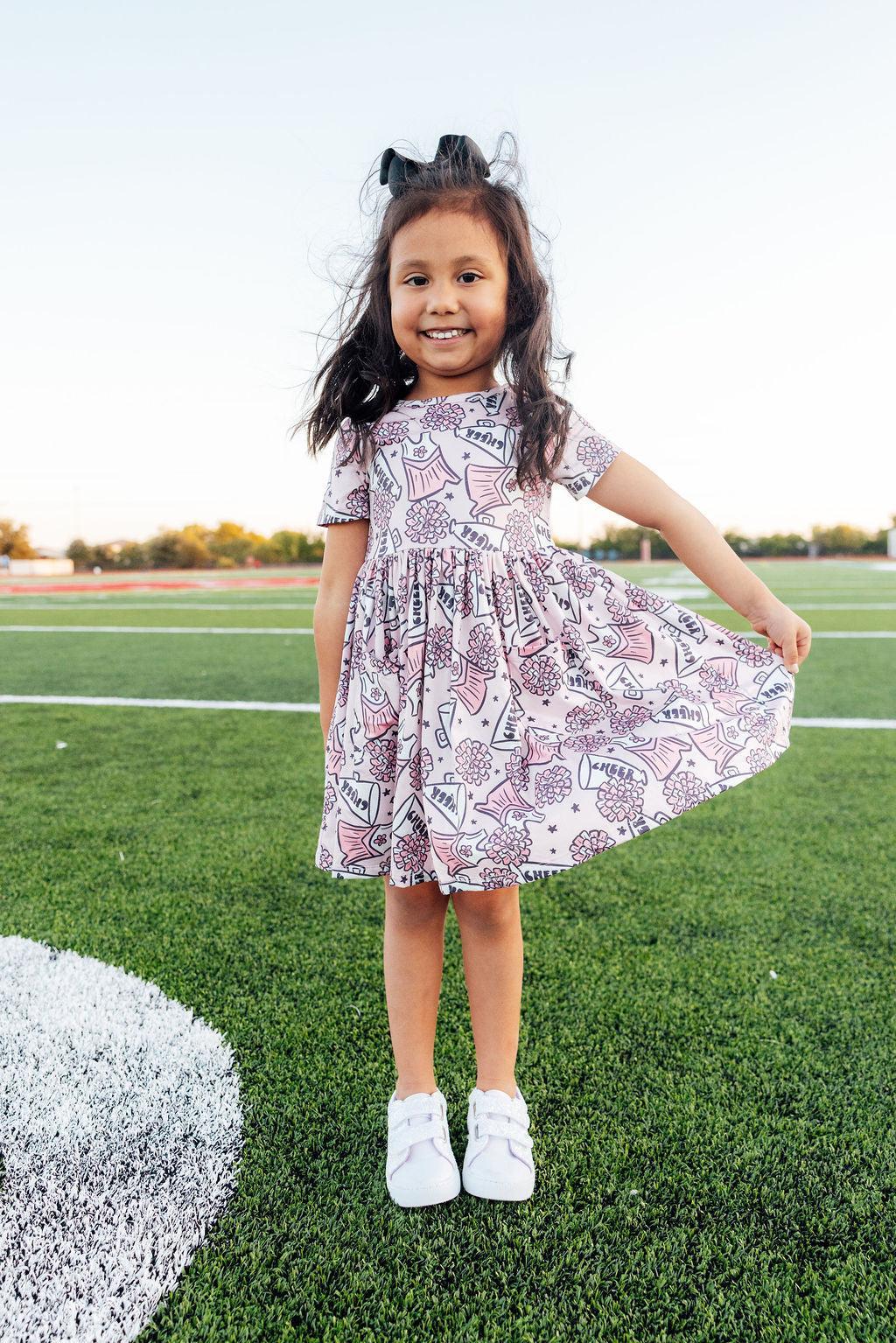 Cheer S/S Pocket Twirl Dress