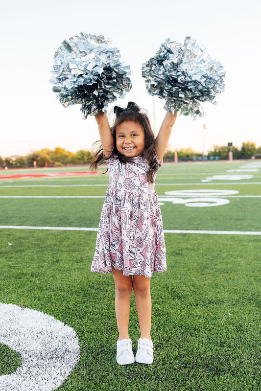 Cheer S/S Pocket Twirl Dress