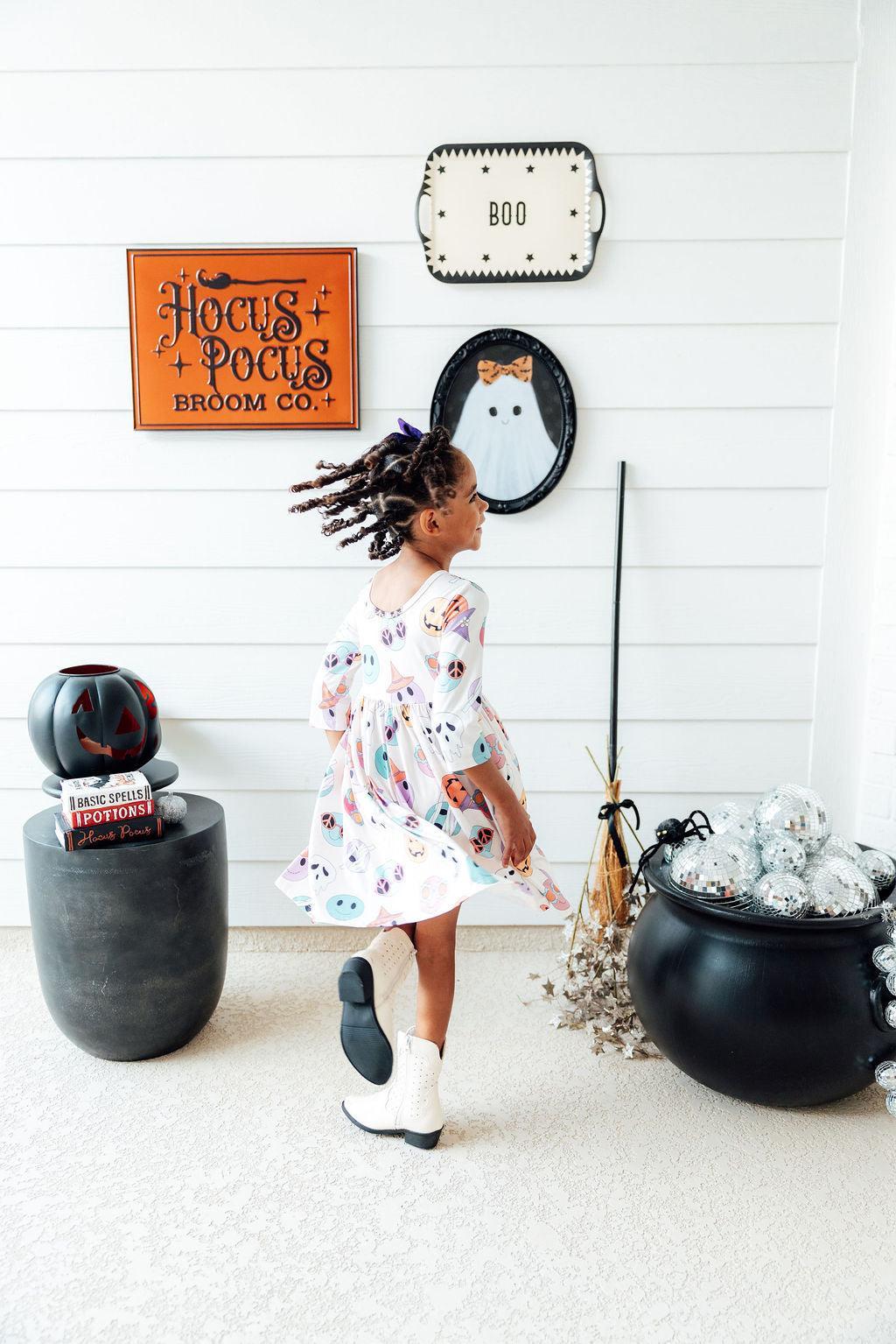 Monster Mash Pocket Twirl Dress