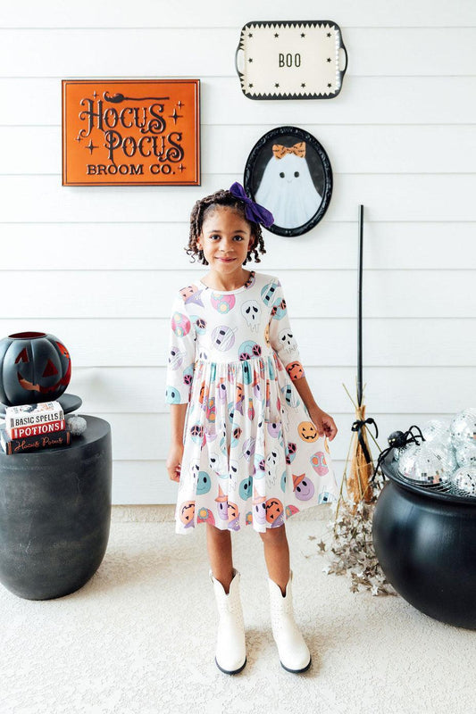 Monster Mash Pocket Twirl Dress