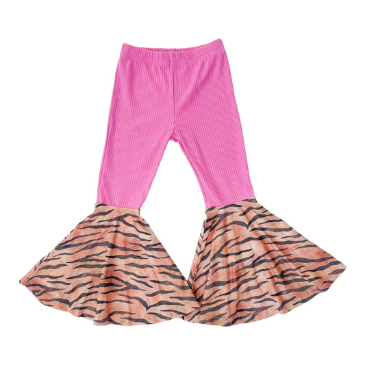 Zara Tiger Bell Bottoms