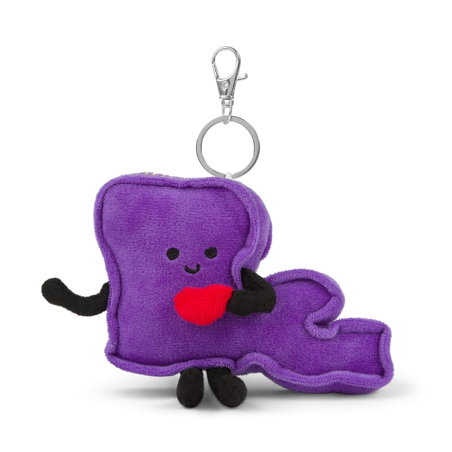 Louisiana Bag Charm Mini Plush – 4-Inch Travel Accessory | Stuffed States USA