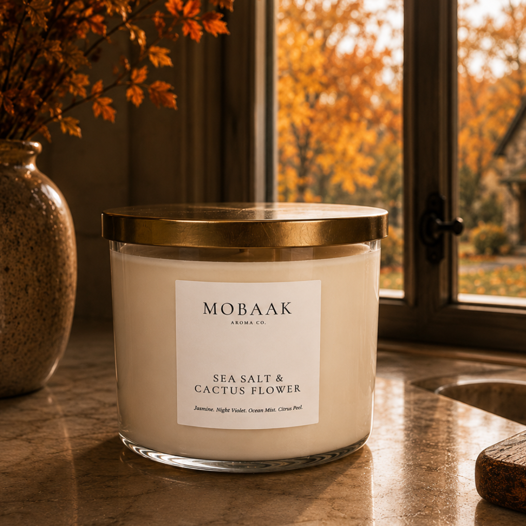 Sea Salt & Cactus Flower Candle