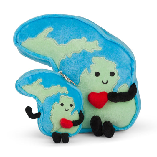 Michigan Bag Charm Mini Plush – 4-Inch Travel Accessory | Stuffed States USA