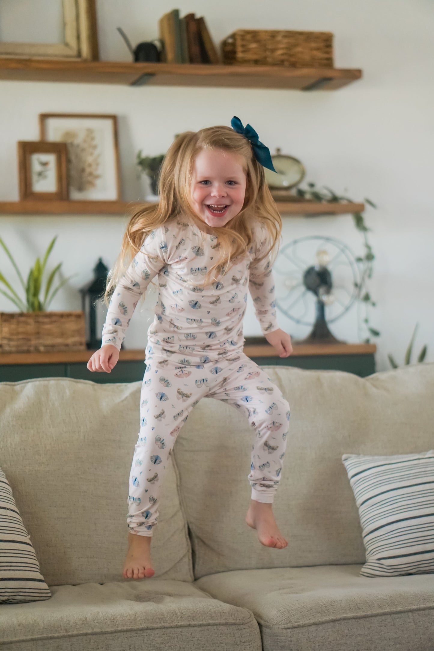 Luna Moths 2pc Bamboo Pajama Set