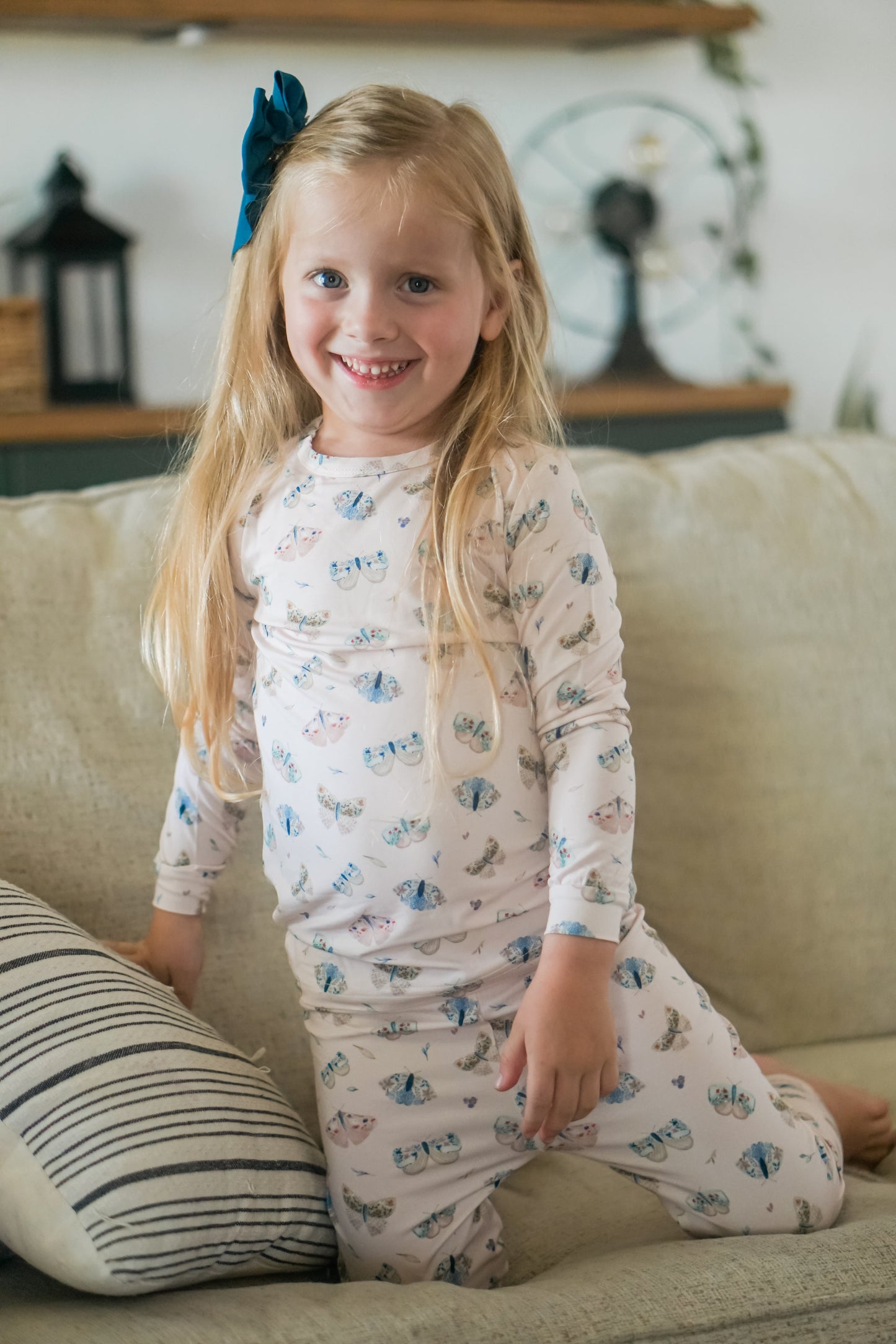 Luna Moths 2pc Bamboo Pajama Set