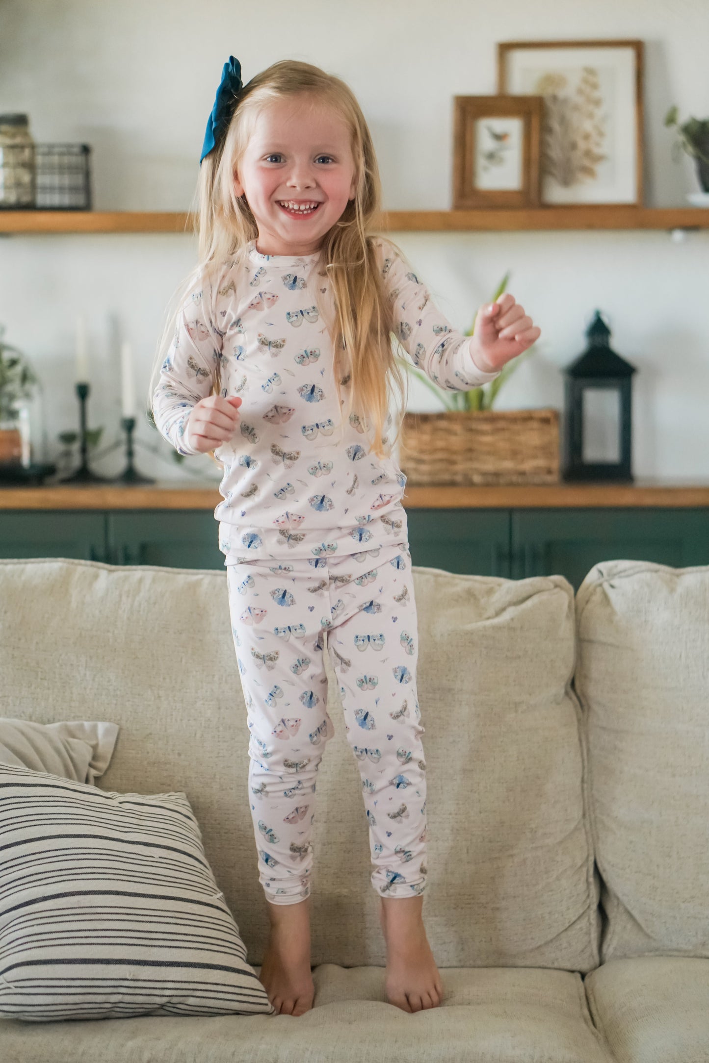 Luna Moths 2pc Bamboo Pajama Set