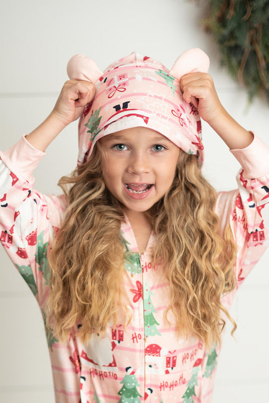 Santa Lounge Play Zip Up Onesie