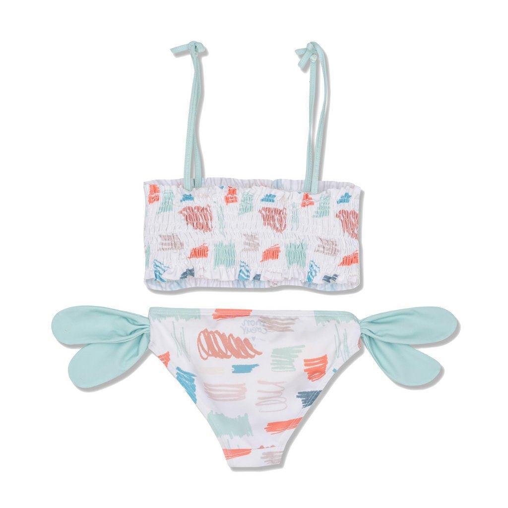 Scribble Girl Bikini - Natural / Scribble