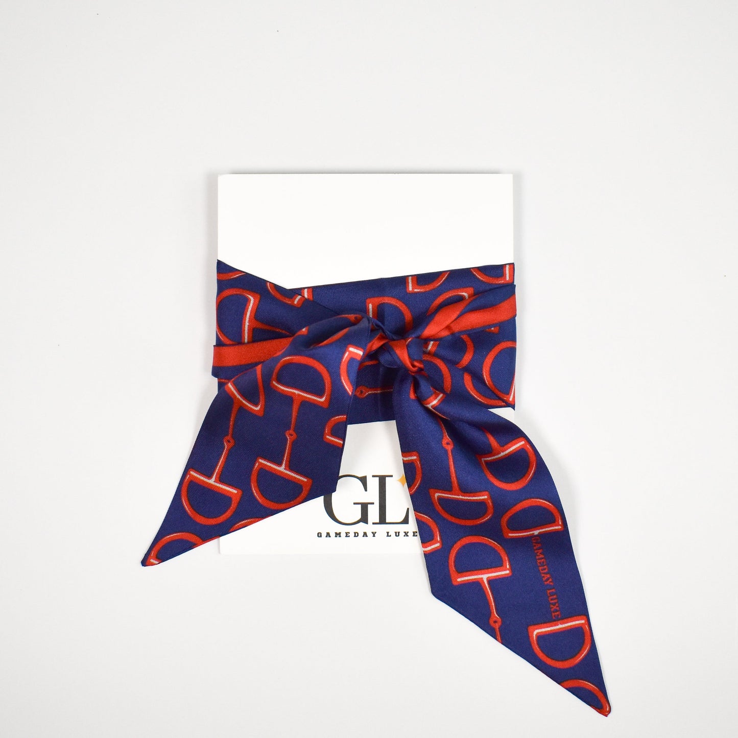 The Gameday Signature  Scarf- Navy, Red And White