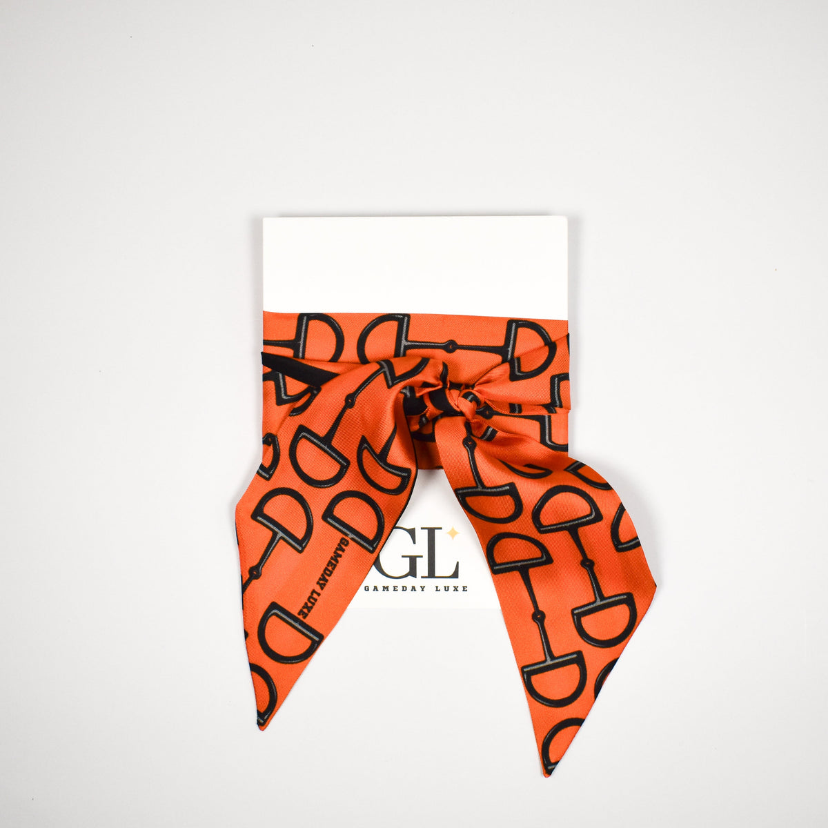 The  Gameday Signature Scarf - Orange And Black