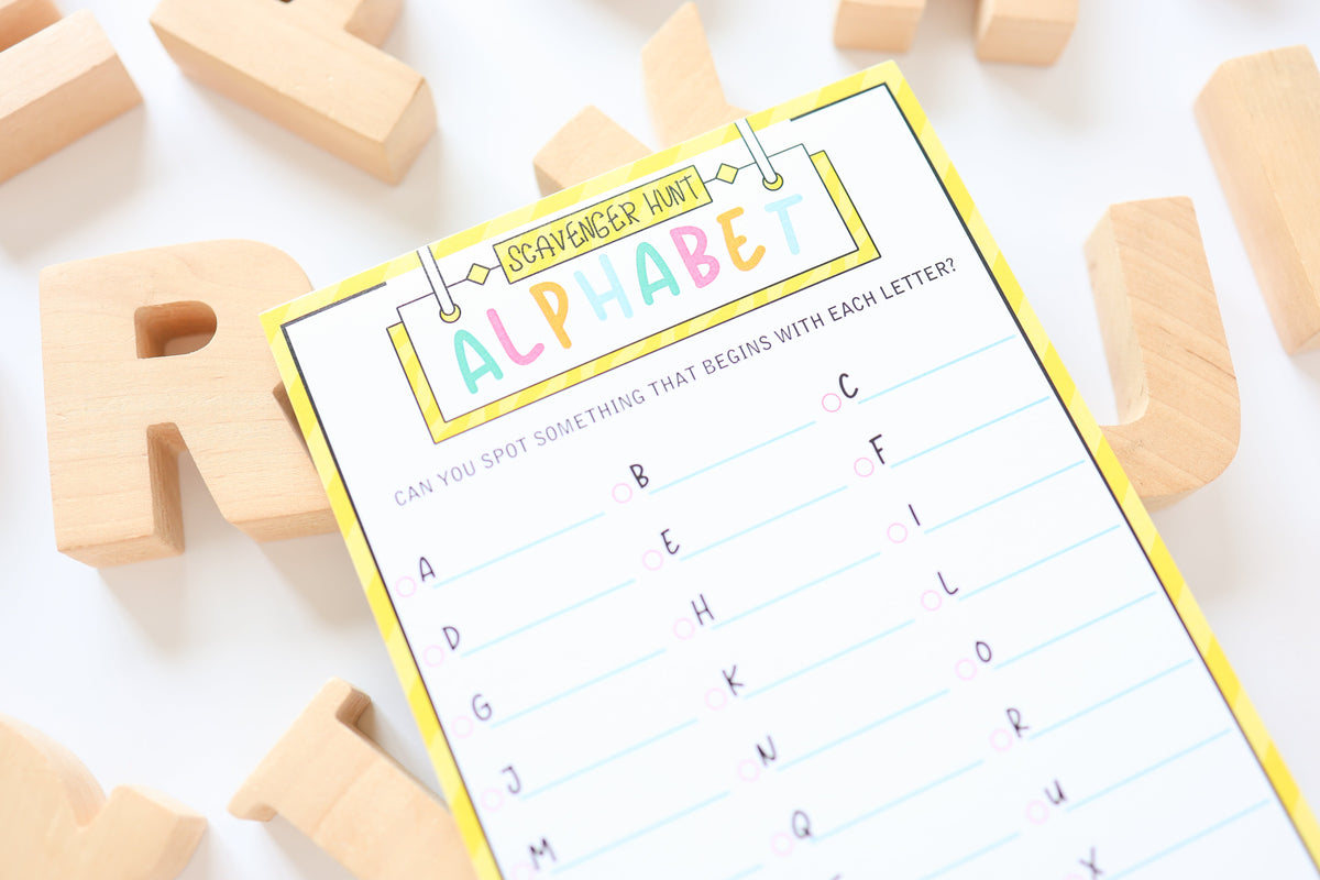 Alphabet Scavenger Hunt Playtime Pad®