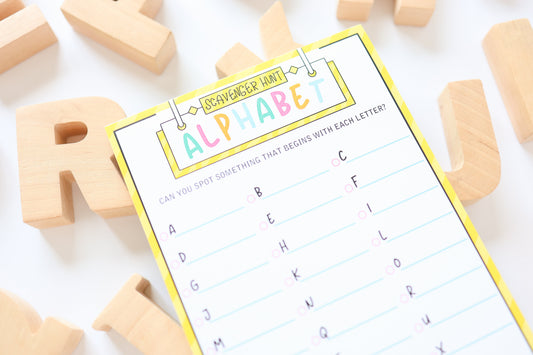 Alphabet Scavenger Hunt Playtime Pad®