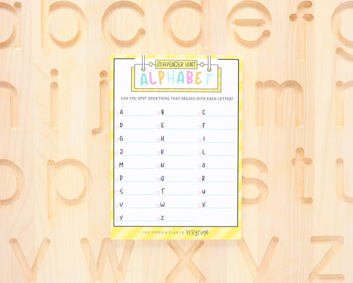 Alphabet Scavenger Hunt Playtime Pad®