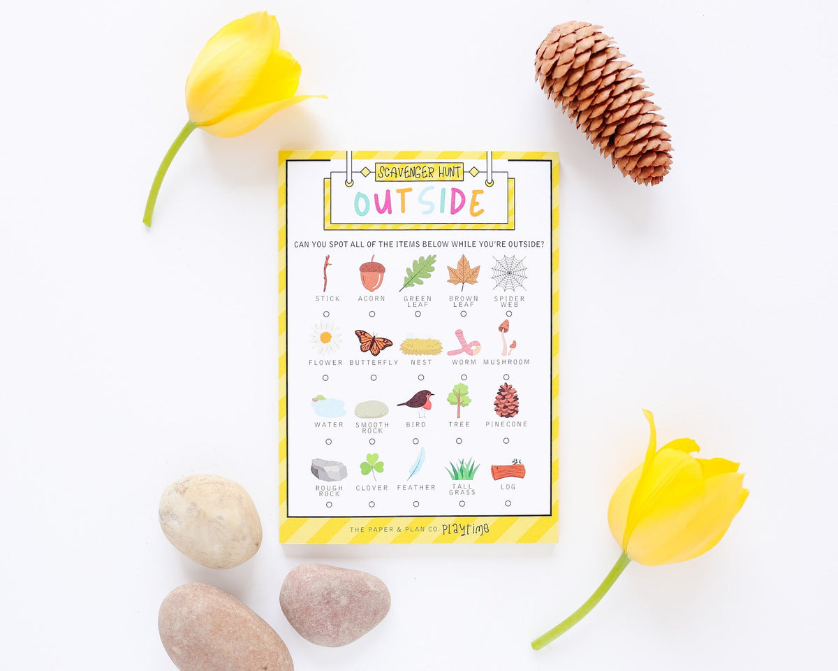 Bulk Sheet Outside Scavenger Hunt Playtime Pad®