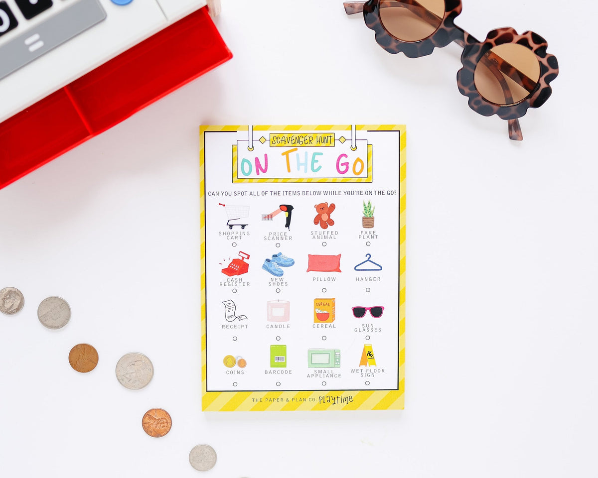Bulk Sheet On The Go Scavenger Hunt Playtime Pad®