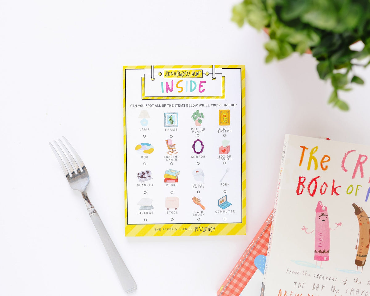 Bulk Sheet Inside Scavenger Hunt Playtime Pad®