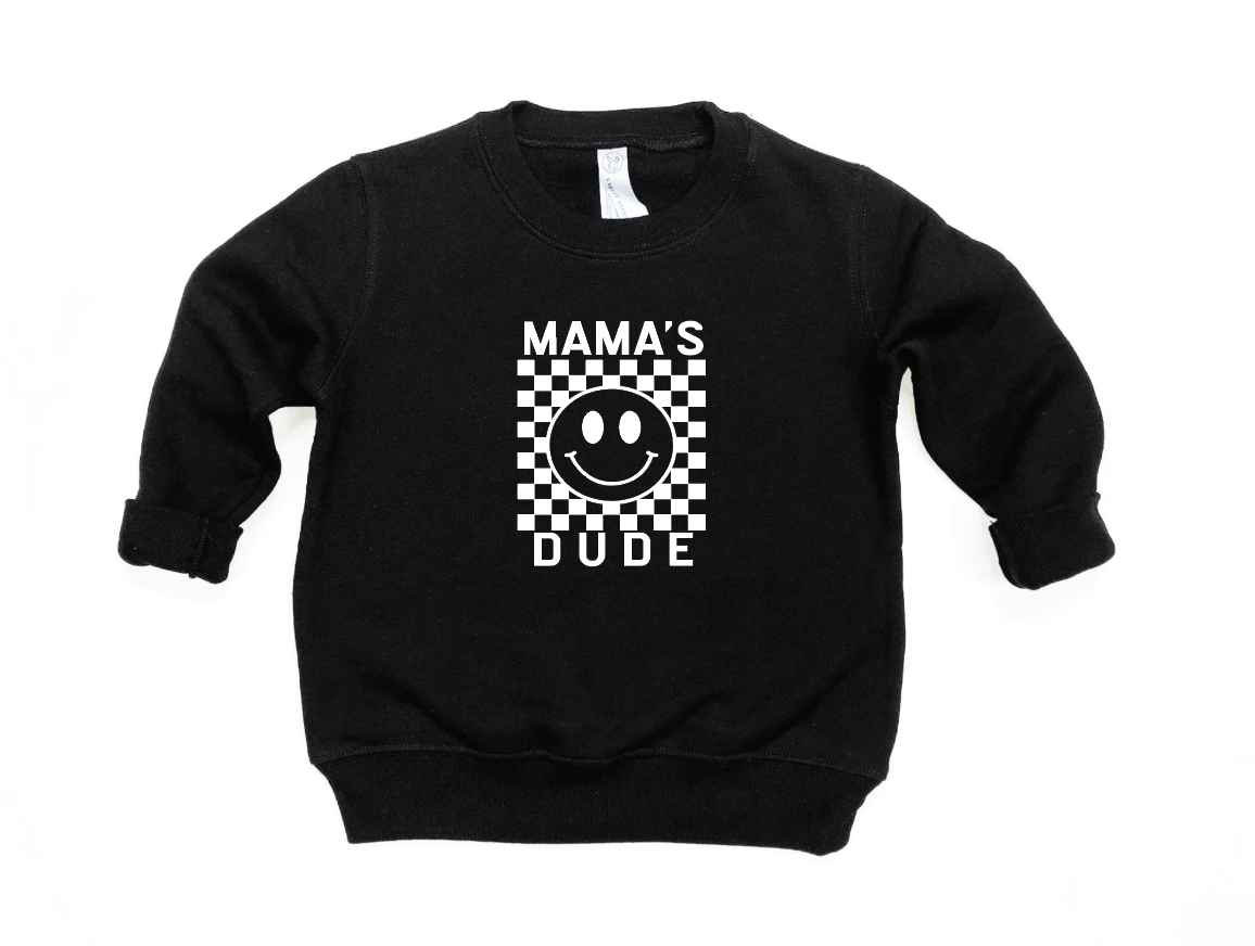 Mama's Dude Checkered Pullover - MTO
