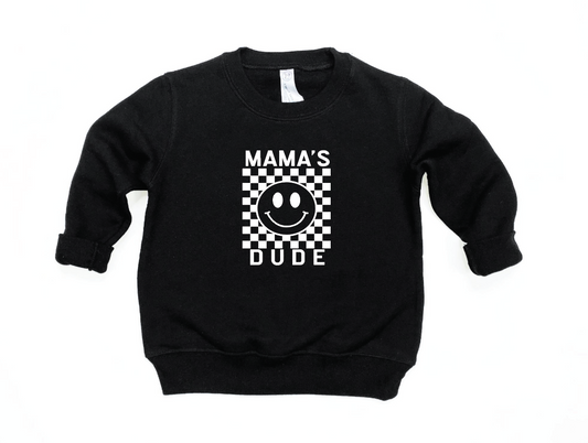 Mama's Dude Checkered Pullover - MTO