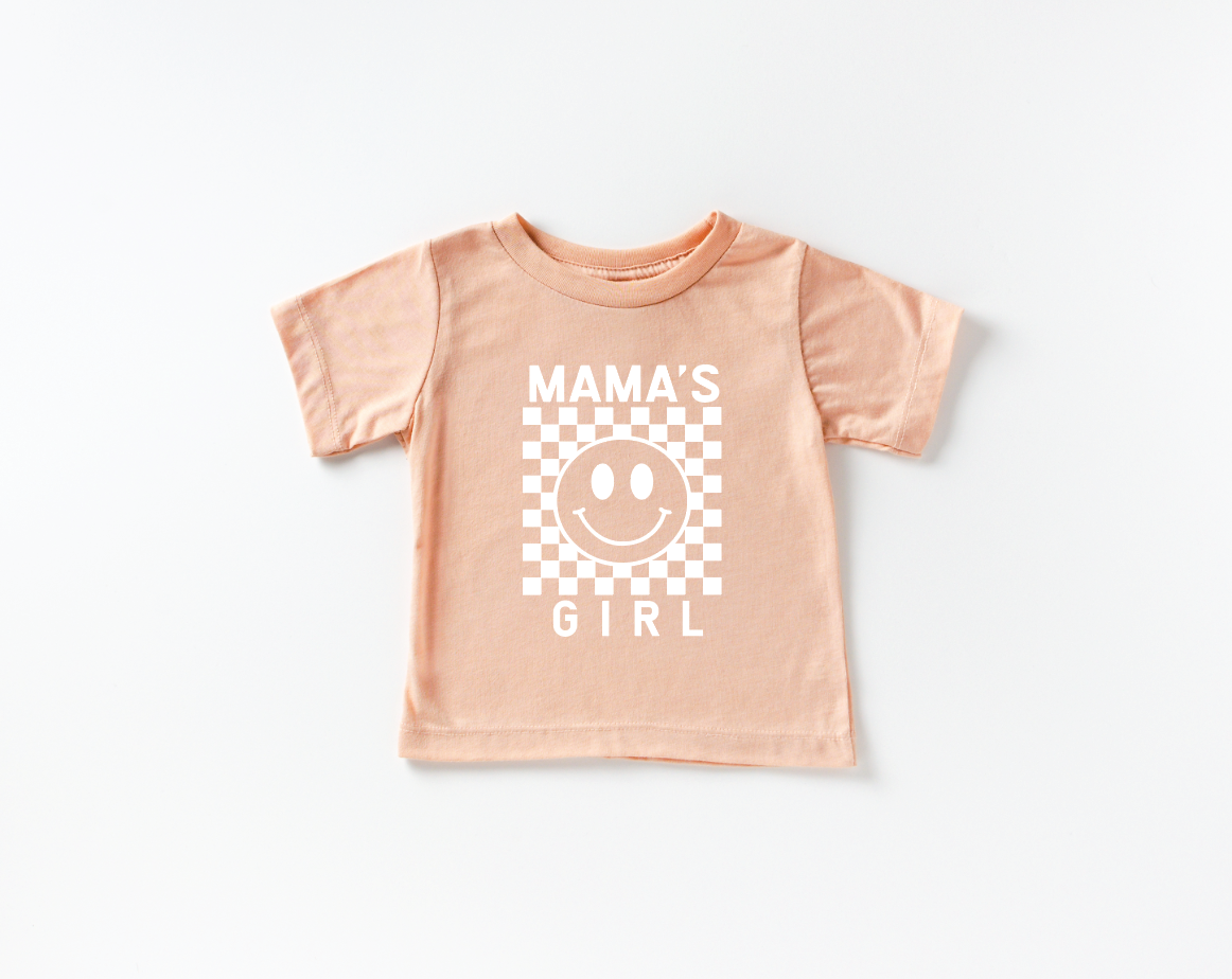 Mama's Girl Checkered Tee- preorder