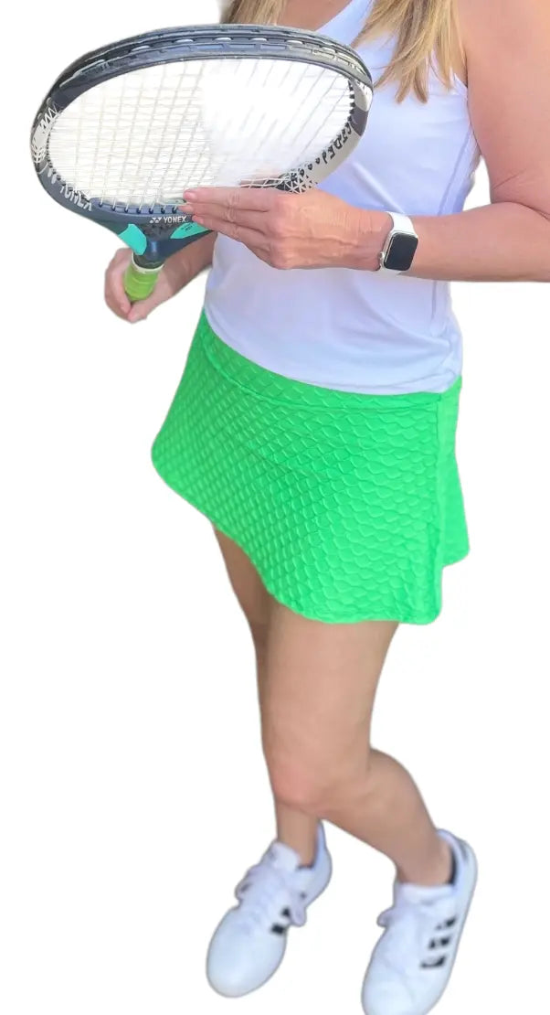 Nola Lime Scallop Skirt