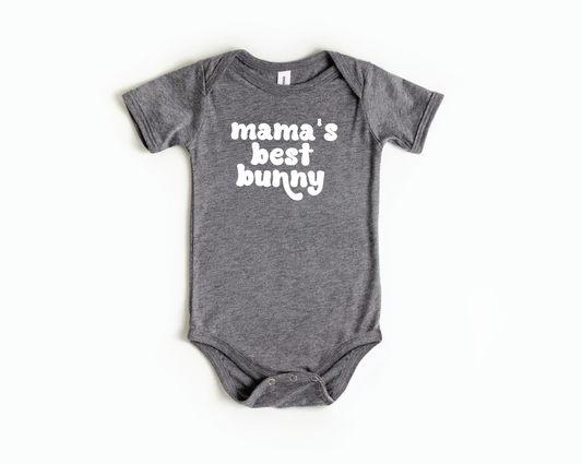 Mama's Best Bunny Tee or Onesie - MTO