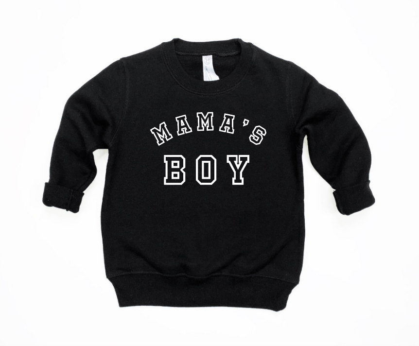 Mama's Boy Varsity Pullover -made to order