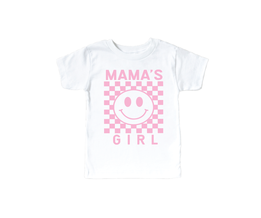 Mama's Girl Checkered Tee- preorder