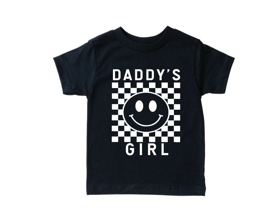 Daddy's Girl Checkered Tee-preorder