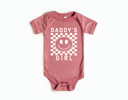 Daddy's Girl Checkered Onesie- MTO