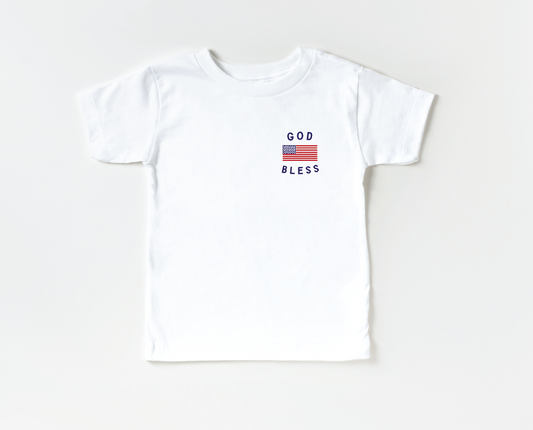 Classic God Bless the USA 4th of July - Pocket Style - preorder