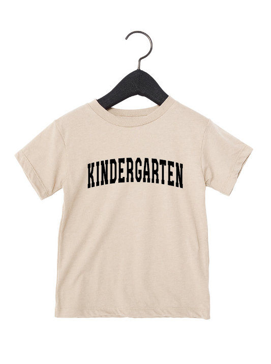 Kindergarten Varsity Tee- MTO