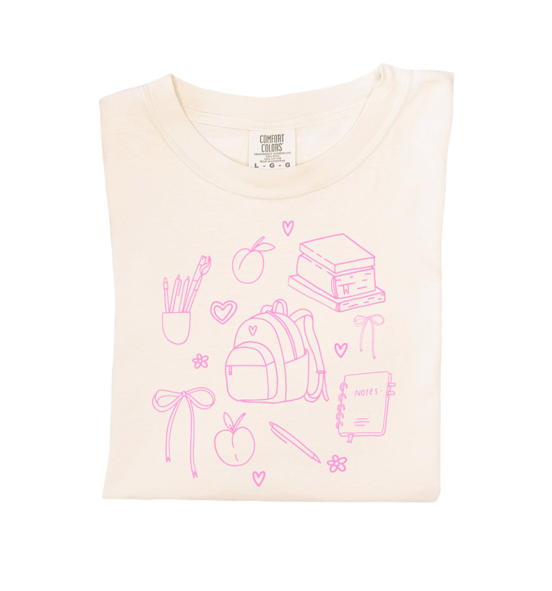 Back to School Doodles Teacher or Faculty Tee