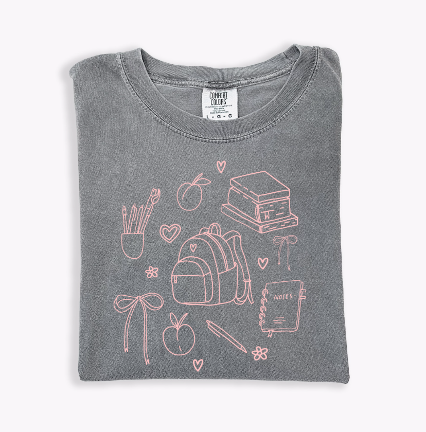 Back to School Doodles Teacher or Faculty Tee