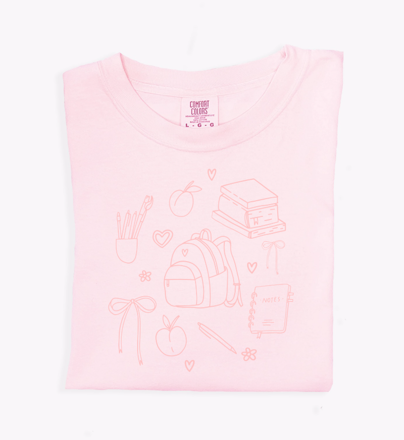 Back to School Doodles Teacher or Faculty Tee