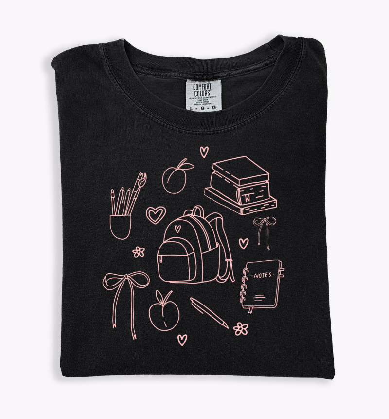 Back to School Doodles Teacher or Faculty Tee