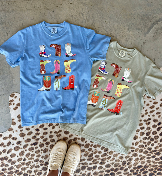 Colorful Boots Tee