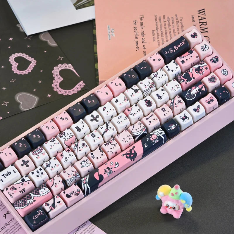 Kawaii Creepy Cuties Keyboard Keycaps