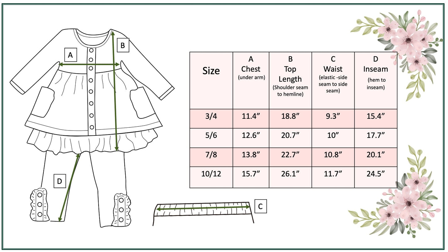 Tan Plaid Button Set